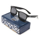 Black flexible polarized kids sunglasses for ages 3-8, UV400 protection, durable, eco-friendly.