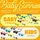 Transparent Pink Polarized Baby Sunglasses with Strap 0-24 Months on display, showcasing baby-friendly UV protection.